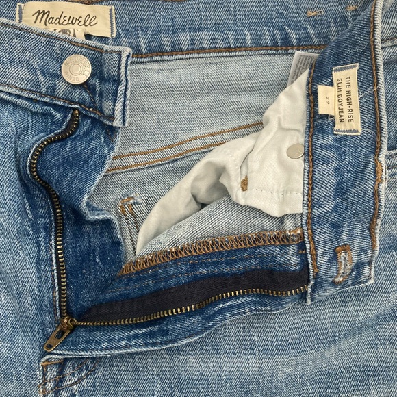 Madewell High-Rise Slim boyjean medium wash size 29 - Picture 4 of 8